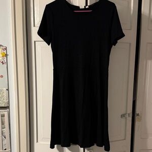 GAP Black Short Sleeve Dress